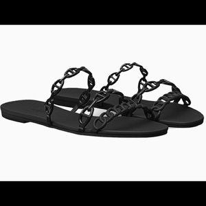 Hermes D’ancer Chaine Rivage Sandals *RARE*